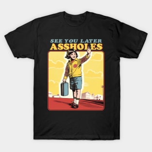 See You Later Funny Vintage Childrens Book Parody T-Shirt